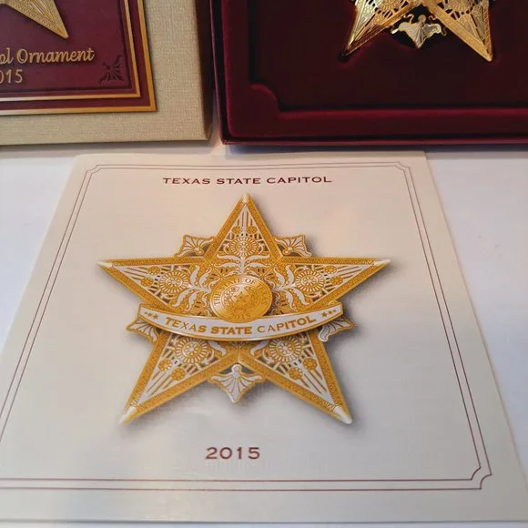 Texas State Capitol Ornament 2015 The Lone Star Christmas Collectible Box - Picture 4 of 8